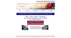 Desktop Screenshot of euro-car-rental.de